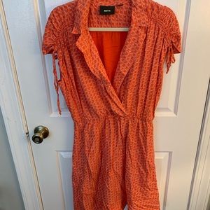 Red dress with pockets true to size from Anthropologie